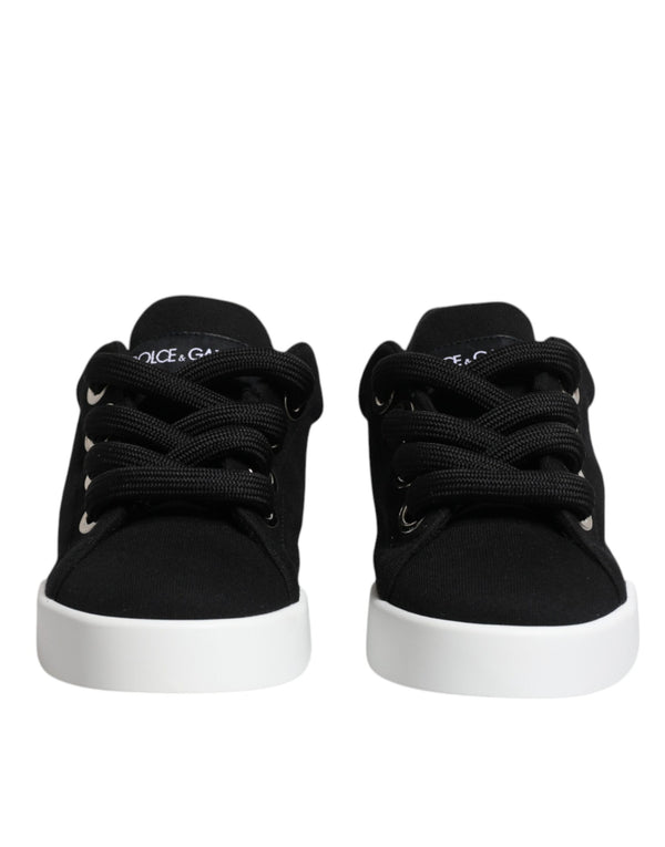 Schwarz Portofino Low Top Sneakers Schuhe