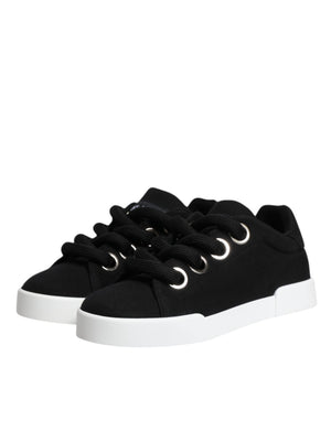 Schwarz Portofino Low Top Sneakers Schuhe