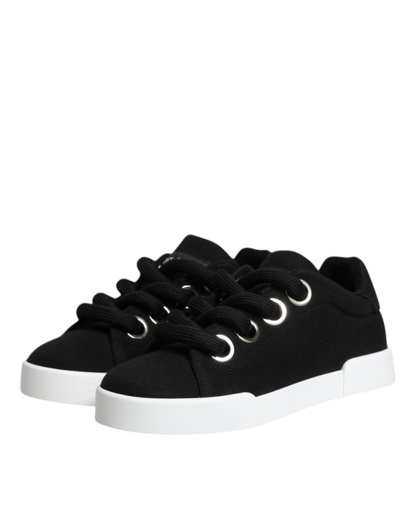 Schwarz Portofino Low Top Sneakers Schuhe