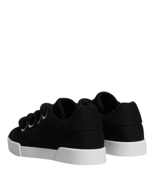 Schwarz Portofino Low Top Sneakers Schuhe