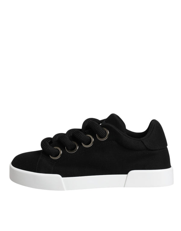 Schwarz Portofino Low Top Sneakers Schuhe