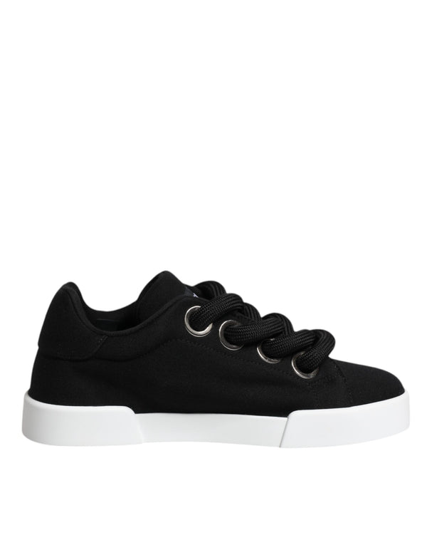 Schwarz Portofino Low Top Sneakers Schuhe