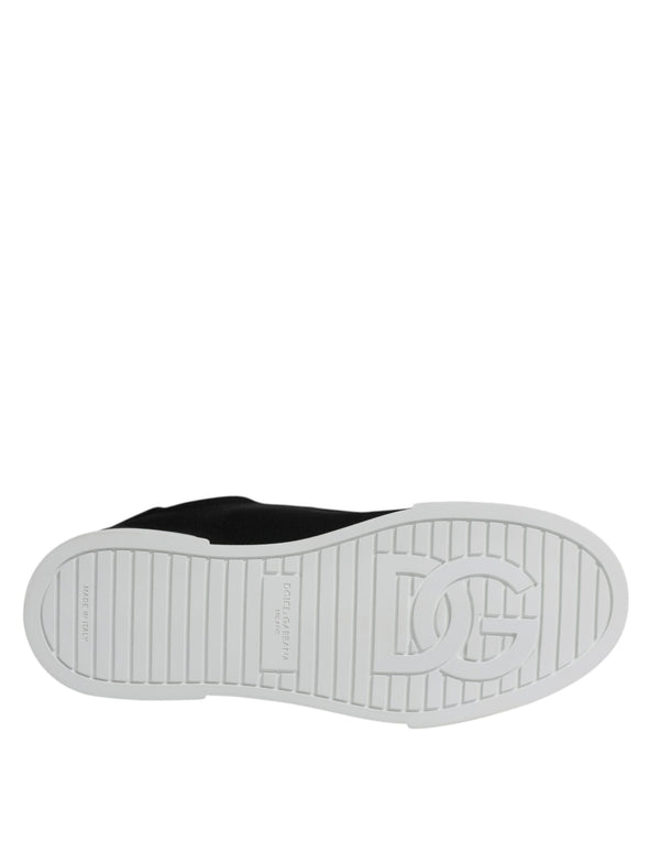 Schwarz Portofino Low Top Sneakers Schuhe