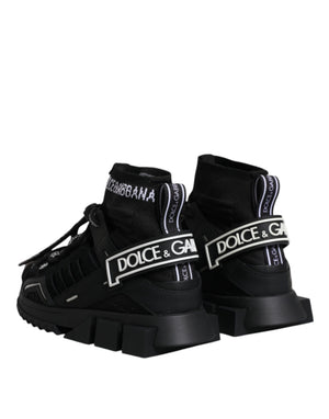 Schwarz Sorrento Socken Logo Turnschuhe Schuhe