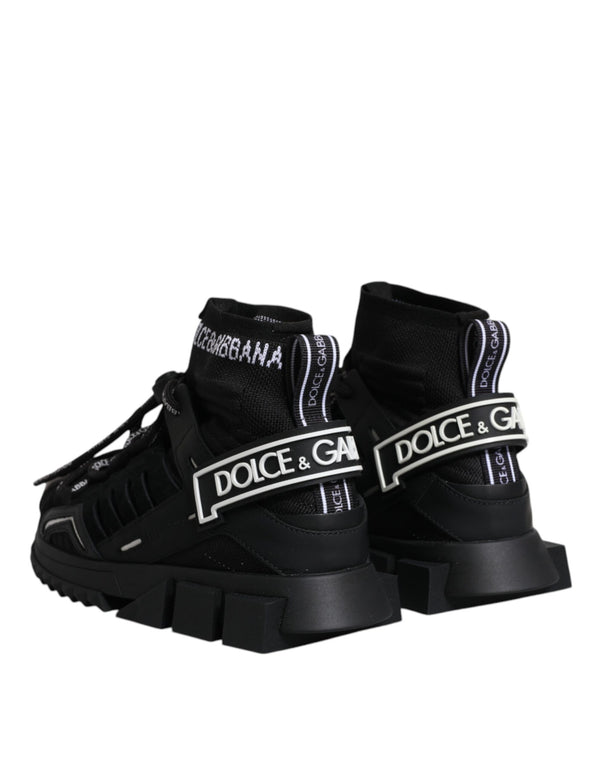 Schwarz Sorrento Socken Logo Turnschuhe Schuhe