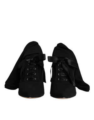 Schwarz Stiletto Heels Mid Calf Stiefel Schuhe