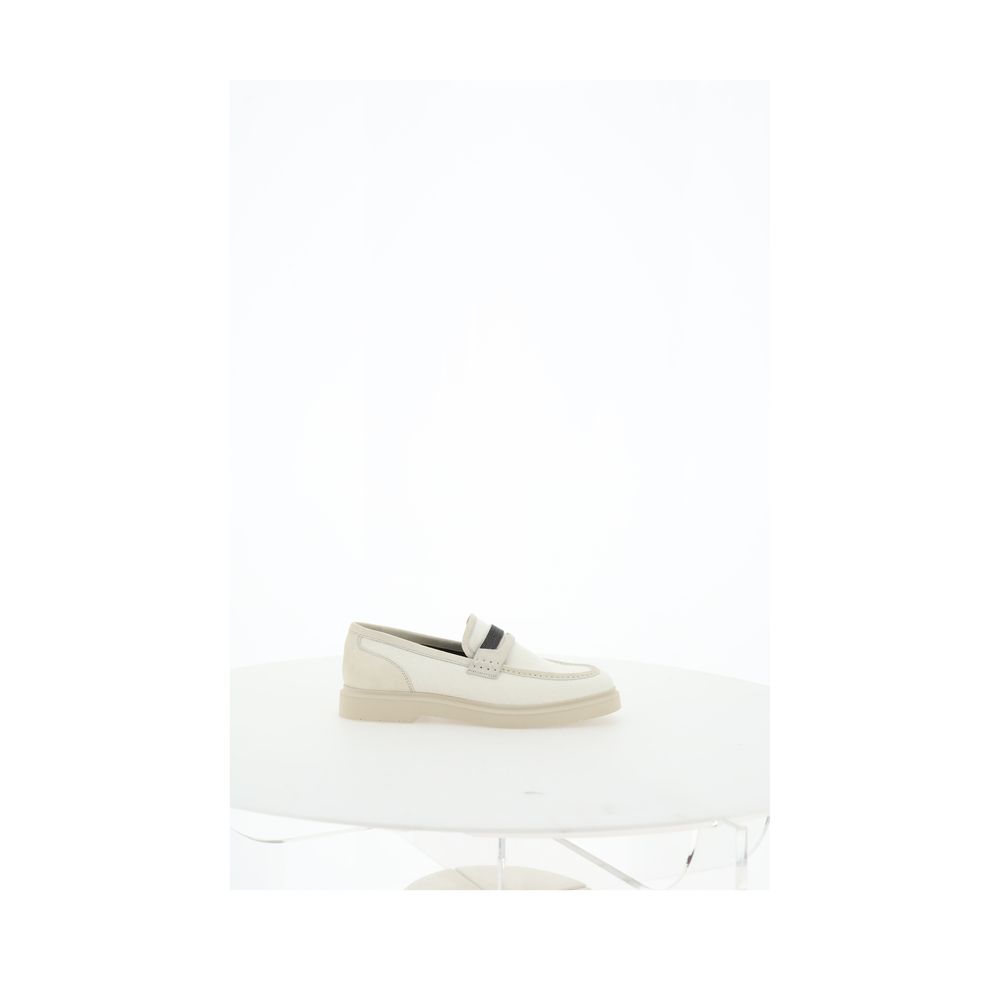 Beige Loafer Schuhe