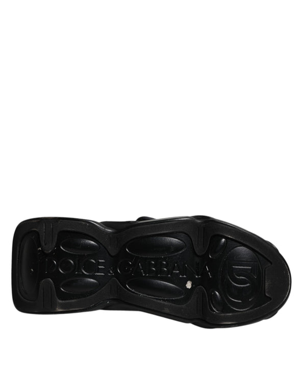 Schwarz Slip On Wave Gesteppte Turnschuhe Schuhe