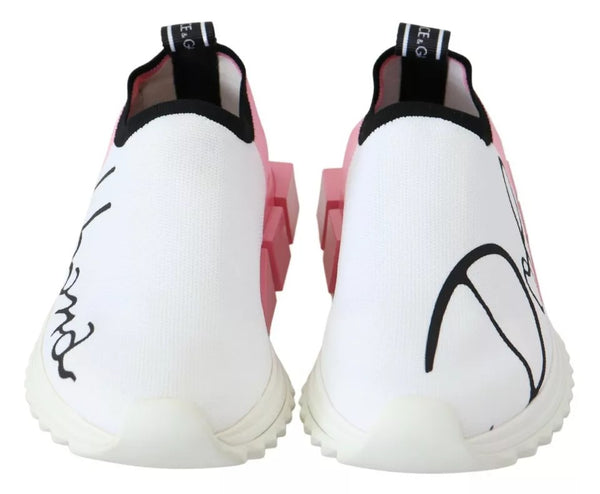 Rosa Weiß Logo Sorrento Turnschuhe Schuhe