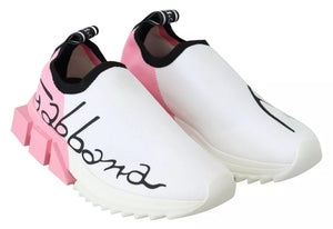 Rosa Weiß Logo Sorrento Turnschuhe Schuhe