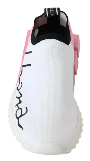 Rosa Weiß Logo Sorrento Turnschuhe Schuhe