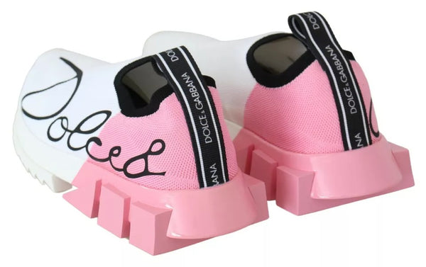 Rosa Weiß Logo Sorrento Turnschuhe Schuhe