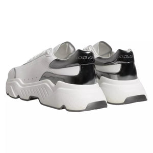 Weiß Silber DAYMASTER Leder Turnschuhe Männer Schuhe