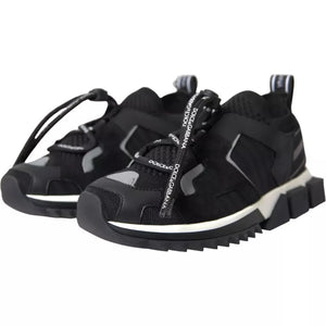 Schwarz Weiß Logo Sorrento Herren Turnschuhe Schuhe
