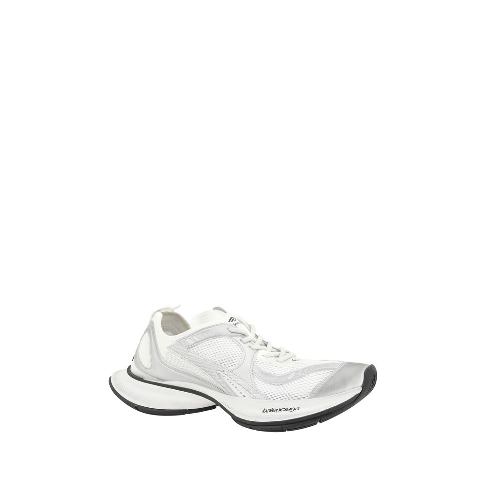 Weiße Polyethylen-Sportschuhe