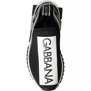 Schwarz Weiß Slip On Sorrento Sneakers Schuhe