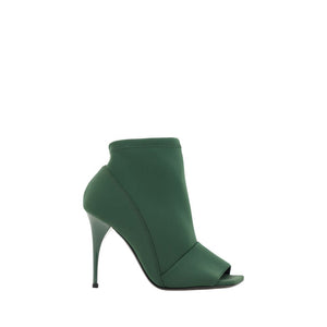 Grüne High Heels aus Polyamid
