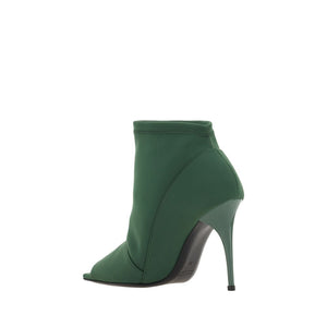 Grüne High Heels aus Polyamid