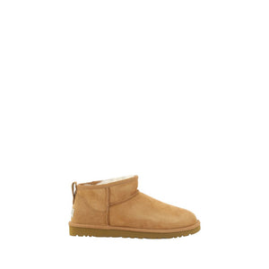 Braune Ziegenleder-Stiefeletten