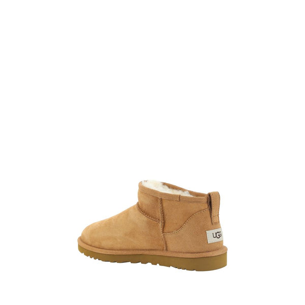 Braune Ziegenleder-Stiefeletten