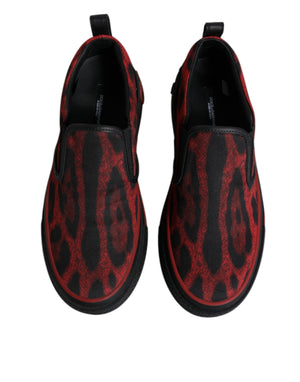Rot Schwarz Leopard Baumwolle Männer Low Top Turnschuhe Schuhe