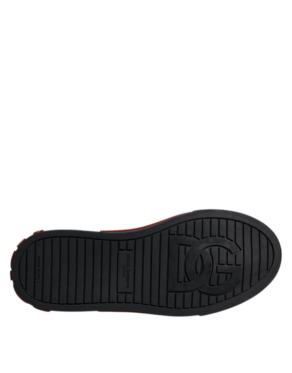 Rot Schwarz Leopard Baumwolle Männer Low Top Turnschuhe Schuhe