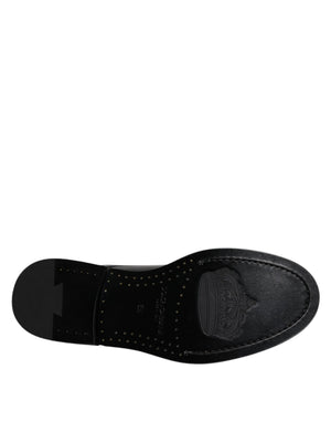 Schwarze Lackleder Derby Schnürschuhe Formal Dress Schuhe