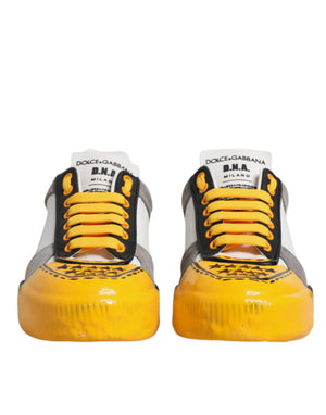 Multicolor Leder DNA Low Top Sneakers Schuhe