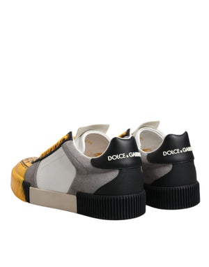 Multicolor Leder DNA Low Top Sneakers Schuhe