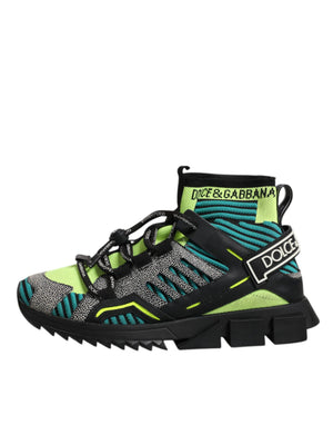Multicolor Sorrento Logo Turnschuhe Socken Schuhe