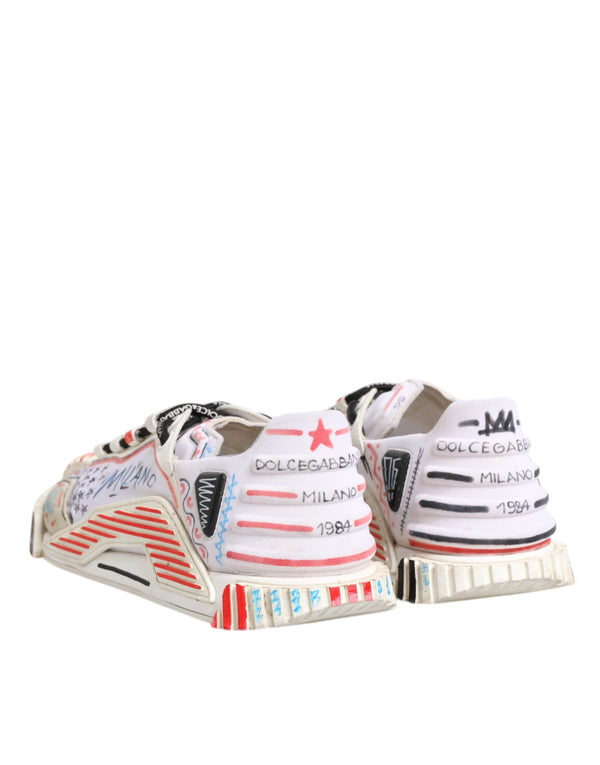 Multicolor Wildleder Stoff NS1 Turnschuhe Schuhe