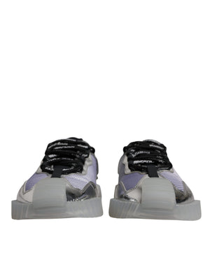 Silber Schwarz Nylon NS1 Low Top Turnschuhe Schuhe
