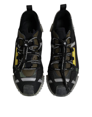 Schwarz Grün Camo NS1 Low Top Turnschuhe Schuhe