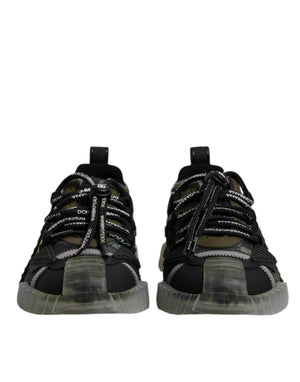 Schwarz Grün Camo NS1 Low Top Turnschuhe Schuhe