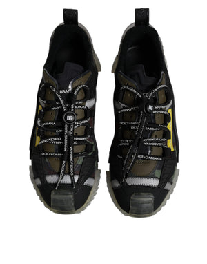 Schwarz Grün Camo NS1 Low Top Turnschuhe Schuhe