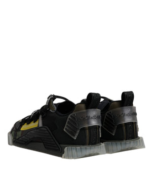 Schwarz Grün Camo NS1 Low Top Turnschuhe Schuhe