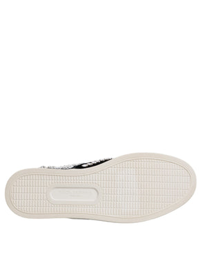 Schwarz verschönert London Männer Slip On Schuhe