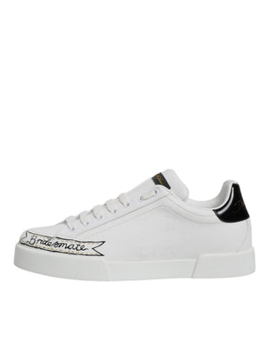 Weiße Leder Low Top Lace Up Sneakers Schuhe