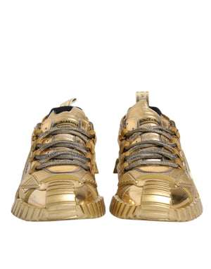 Gold Stretch Lace Up NS1 Turnschuhe Schuhe