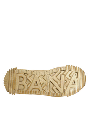 Gold Stretch Lace Up NS1 Turnschuhe Schuhe