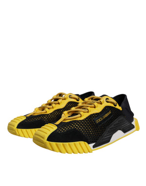 Schwarz Gelb Low Top NS1 Turnschuhe Schuhe