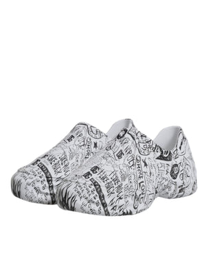 Weiß Schwarz Graffiti Daymaster Turnschuhe Schuhe