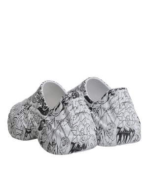 Weiß Schwarz Graffiti Daymaster Turnschuhe Schuhe