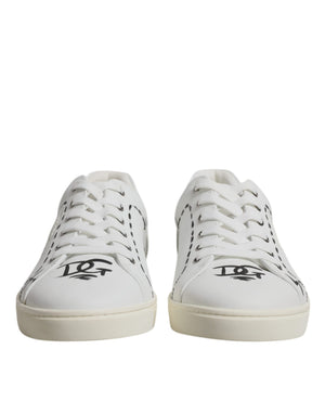 Weiß Leder Milano Low Top Turnschuhe Schuhe