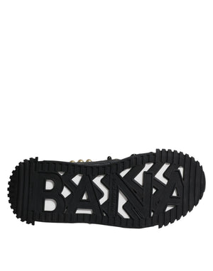 Schwarze Leder Nieten-Sandalen Schuhe