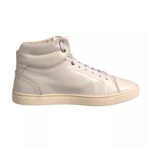 Weiß London Logo High Top Turnschuhe Schuhe