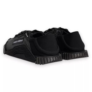Schwarz Nylon NS1 Low Top Männer Turnschuhe Schuhe