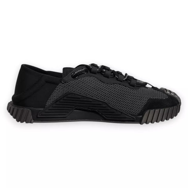 Schwarz Nylon NS1 Low Top Männer Turnschuhe Schuhe