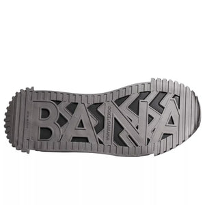 Schwarz Nylon NS1 Low Top Männer Turnschuhe Schuhe