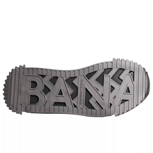 Schwarz Nylon NS1 Low Top Männer Turnschuhe Schuhe